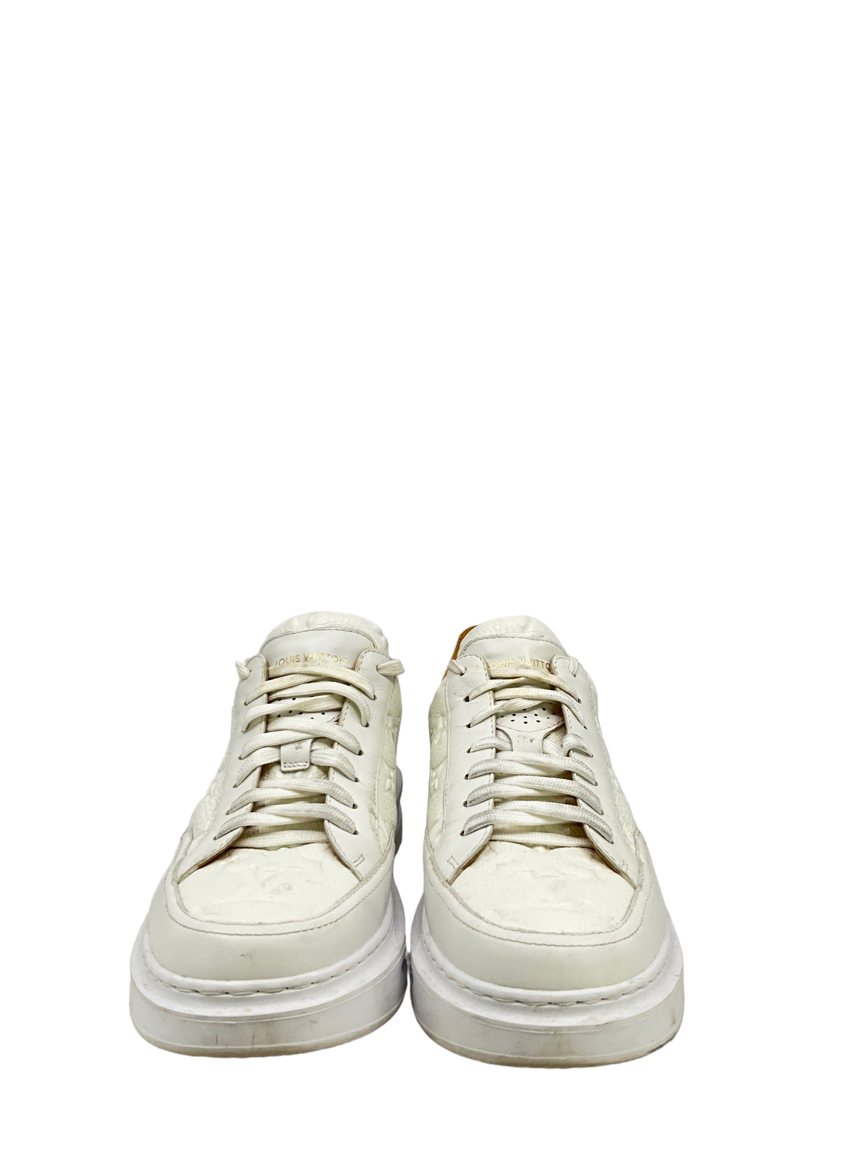 Authentic Louis Vuitton Beverly Hills Sneakers - Men's Size 9 US (EU 42) - Luxury Designer Casual Shoes for Travel & Streetwear Fashion