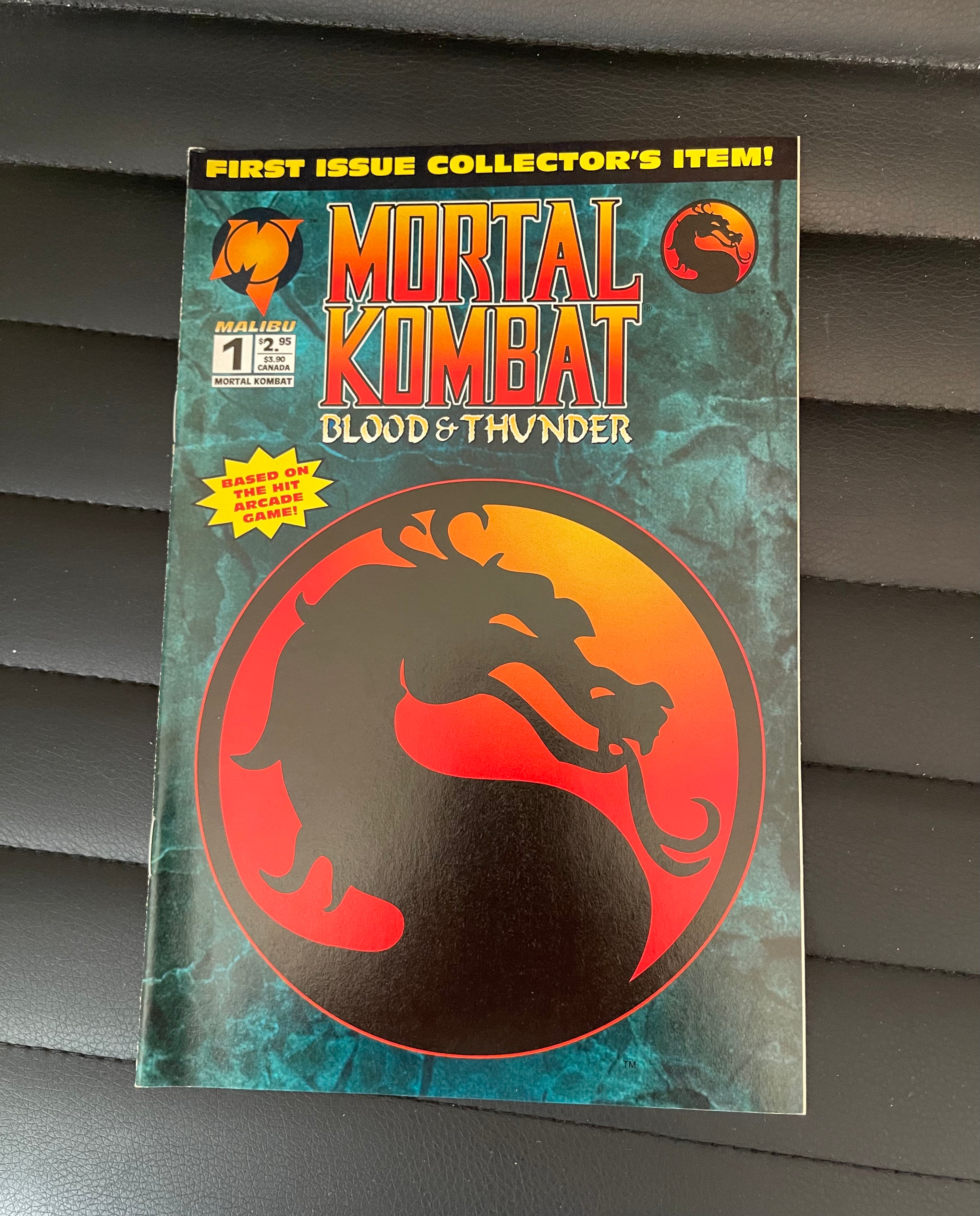 Mortal Kombat #1 Blood and Thunder - High Grade Collectible Comic Book for Fans | Perfect for Display, Gifts, and Comic Collections