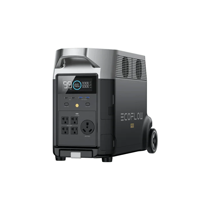 EcoFlow DELTA Pro Portable Power Station (2 Units) + Double Voltage Hub + 306A Transfer Switch for Home Backup, RV, Camping & Off-Grid Power Supply