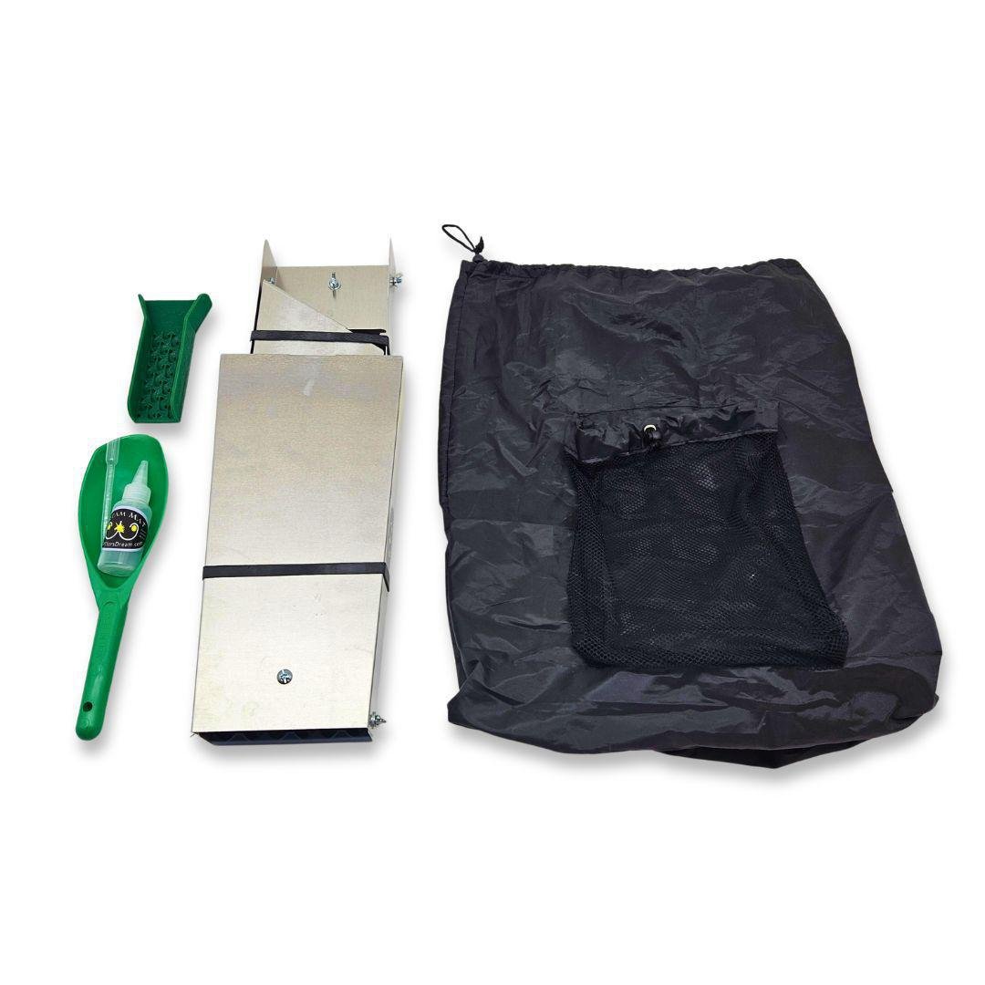 6X43 Gold Folding Sluice Box for Prospecting - Lightweight Portable Gold Panning Equipment for River & Stream Mining Adventures