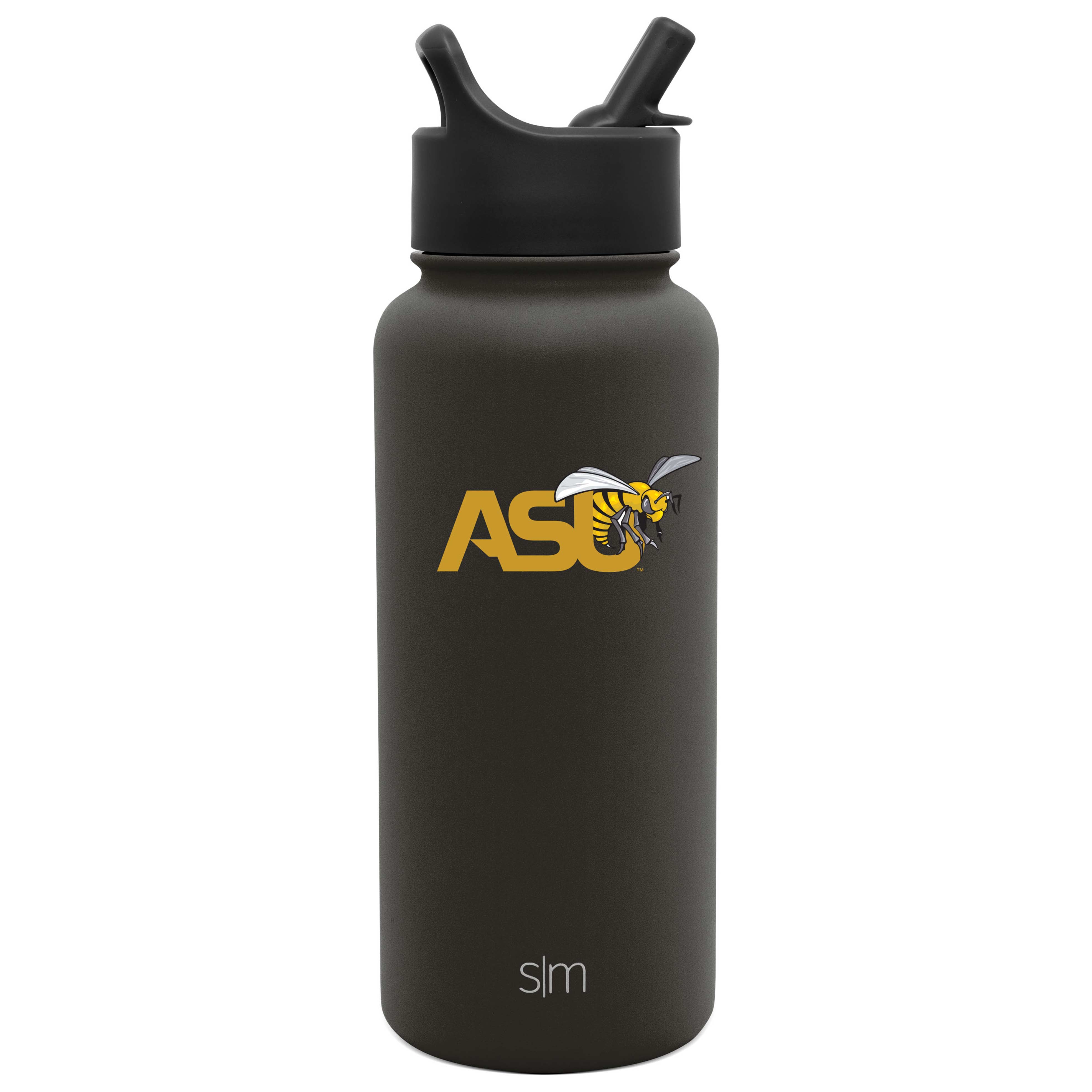 Collegiate Summit Insulated Water Bottle with Straw Lid - Leakproof & BPA-Free - Perfect for School, Gym & Outdoor Activities