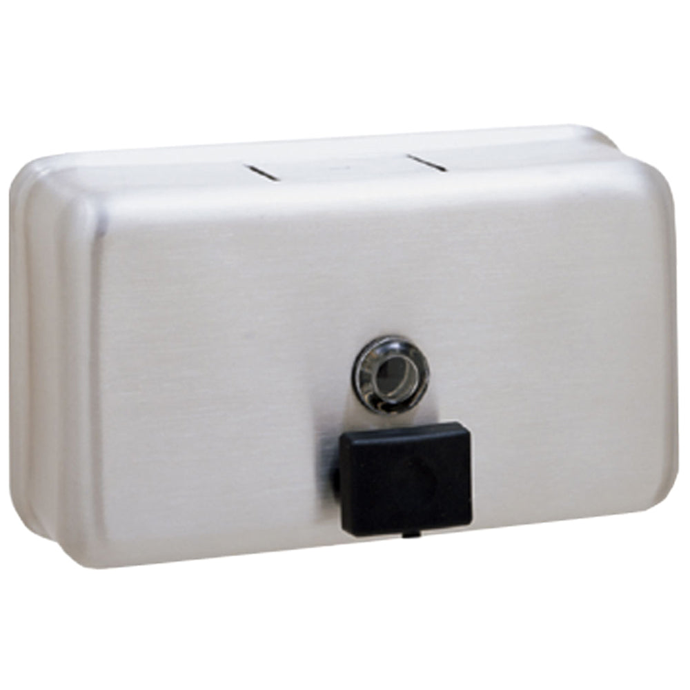 Gamco G 58AP Stainless Steel Surface Mounted Tank Soap Dispenser with All Purpose Valve - Ideal for Restrooms, Kitchens, and Commercial Use