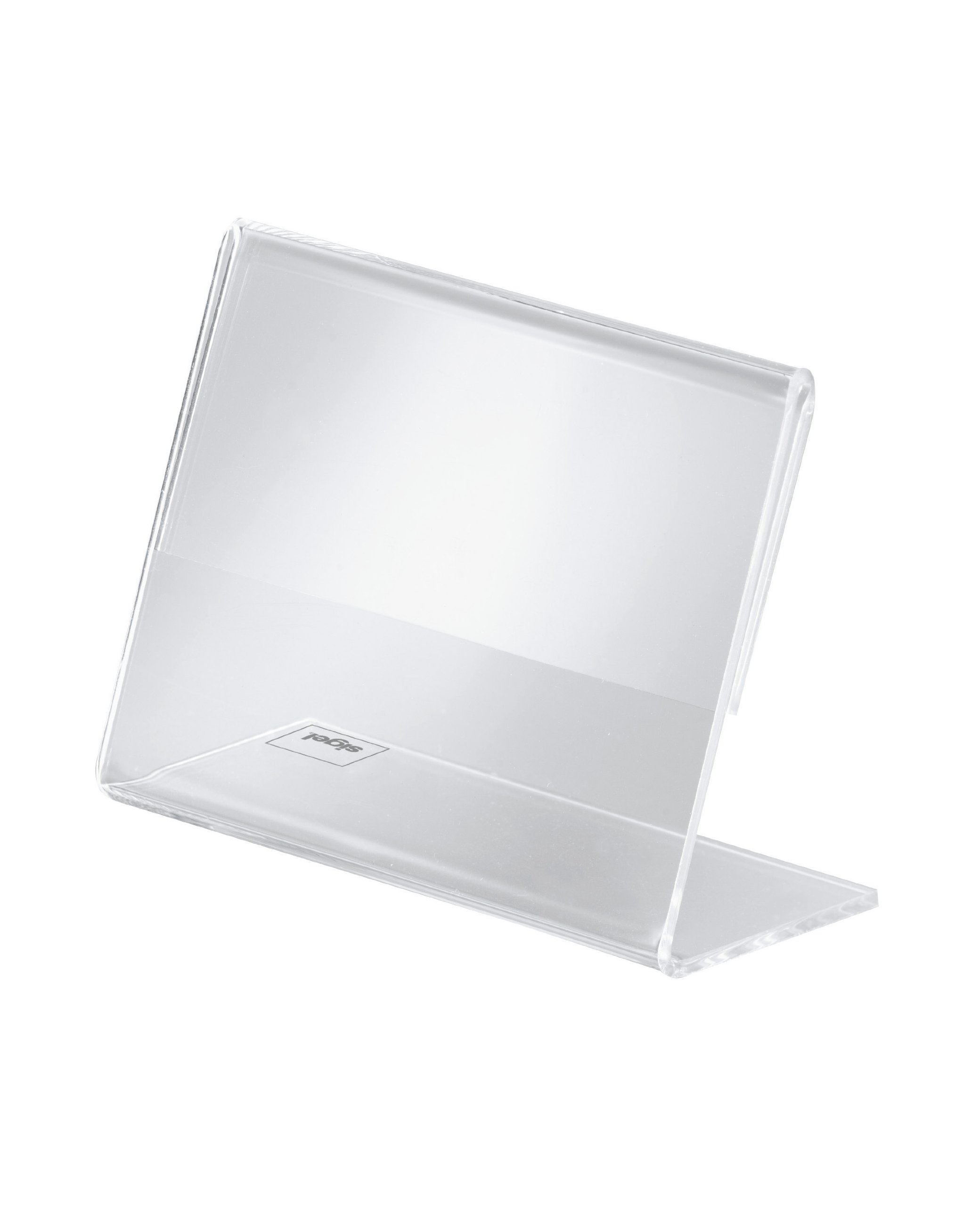 Clear PA107 Information and Price Holders for 3.54 x 2.36 Inches - Perfect for Retail Displays, Menu Boards, and Office Organization
