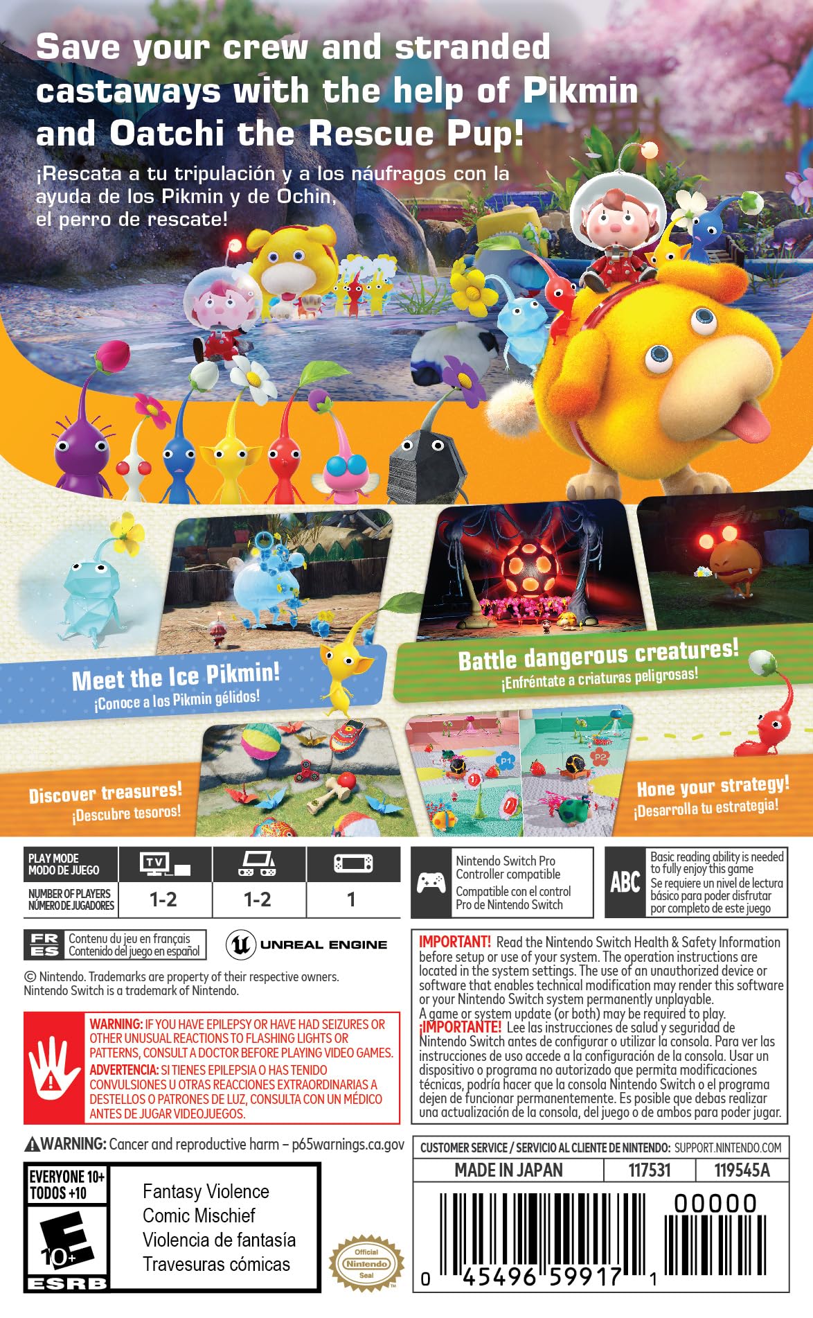 Pikmin 4 - Nintendo Switch Game | Adventure Strategy Game for Kids & Adults | Perfect for Family Game Night & Travel Entertainment