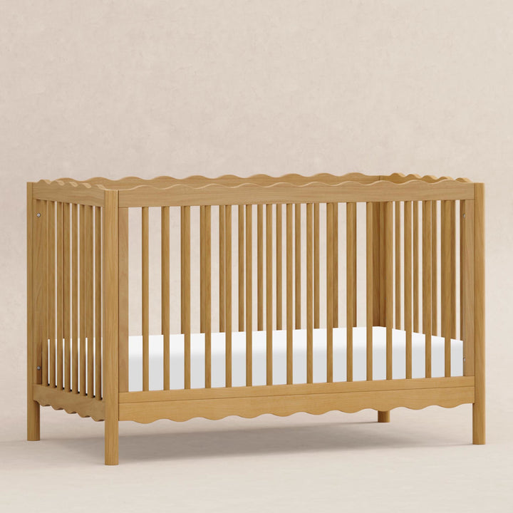 Babyletto Swell 4-in-1 Convertible Crib to Toddler Bed & Full Size Bed - Modern Nursery Furniture for Baby & Kids Room - Safe, Stylish & Space-Saving Design for Small Spaces