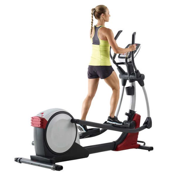 HealthRider H45e Elliptical Trainer - Low Impact Cardio Machine for Home Gym, Full Body Workout Equipment - Perfect for Small Spaces & Apartment Fitness