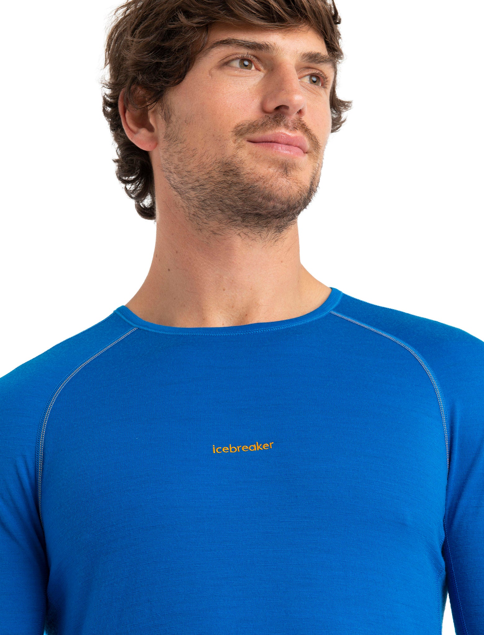 200 ZoneKnit Long Sleeve Crewneck Thermal Top for Men - Warm Winter Base Layer for Outdoor Activities & Cold Weather Sports