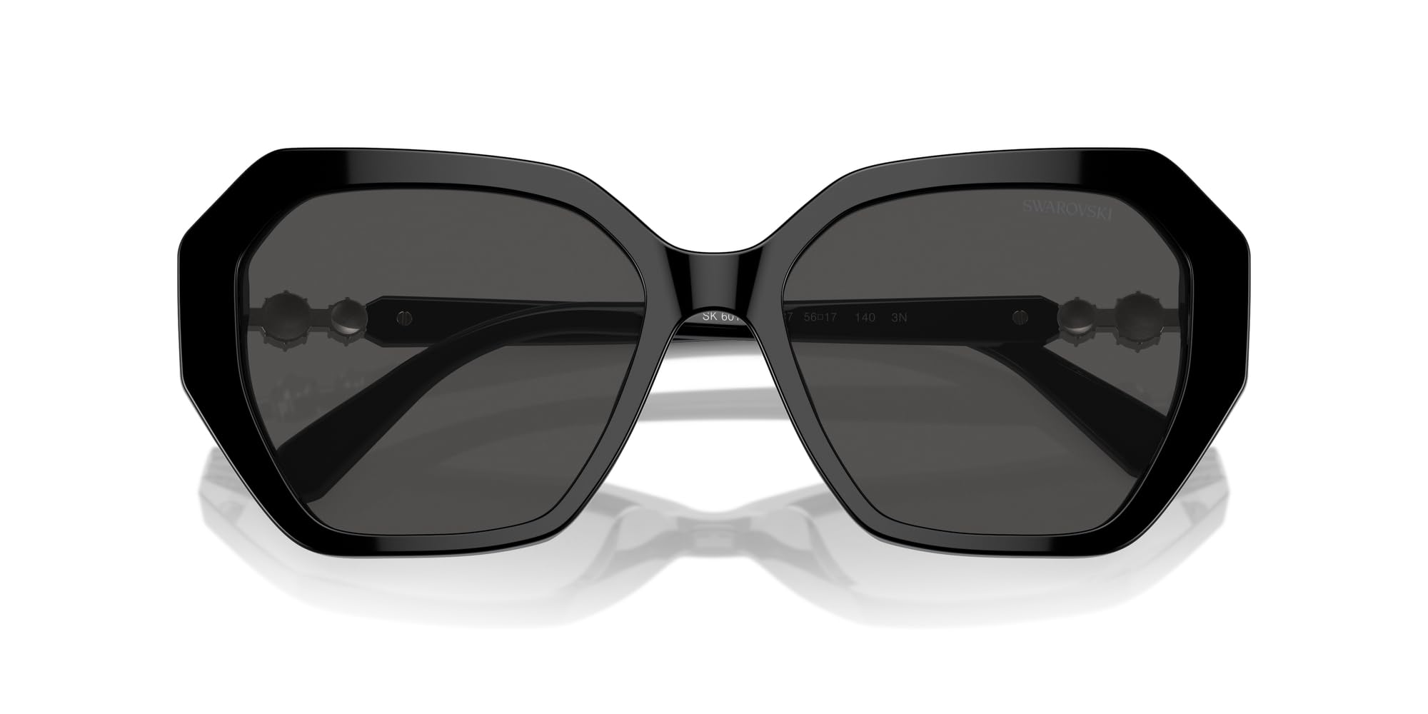 Swarovski Sk6017 Butterfly Sunglasses for Women - Elegant Crystal Embellished UV Protection Shades - Perfect for Summer, Beach, and Outdoor Fashion Accessories