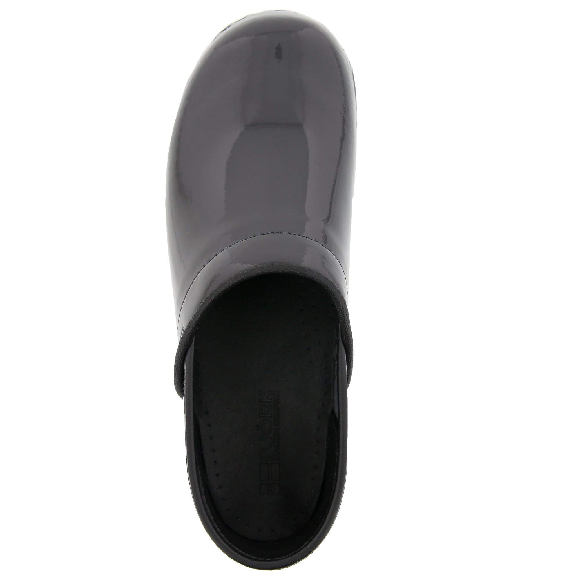 BJORK Swedish Comfort Women's Professional Leather Clogs - Slip-Resistant Kitchen Shoes for Nurses, Chefs & Healthcare Workers
