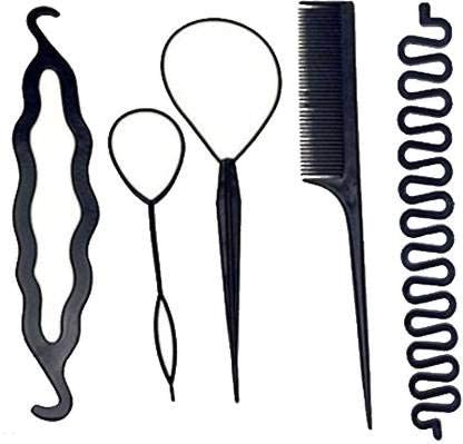 Panaakhi Braids Tools - Professional Hair Styling Kit for Women (5-Piece Set) | Perfect for Cornrows, Box Braids & Protective Hairstyles