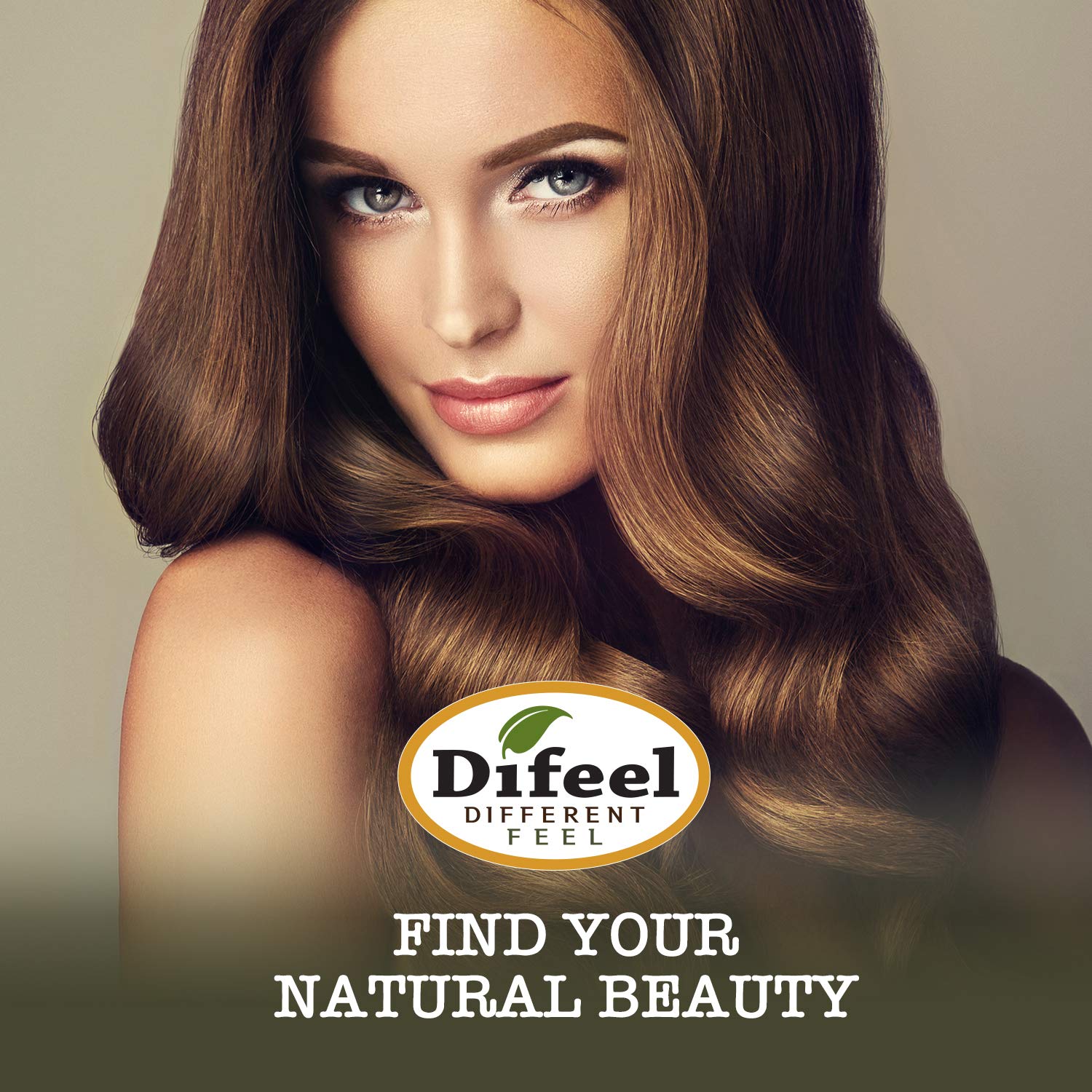 Difeel Premium 99% All Natural Anti-Frizz Hair Oil with Olive Oil, Vitamins A & E - 2.5oz for Smooth, Shiny Hair - Perfect for Dry, Damaged & Curly Hair Care