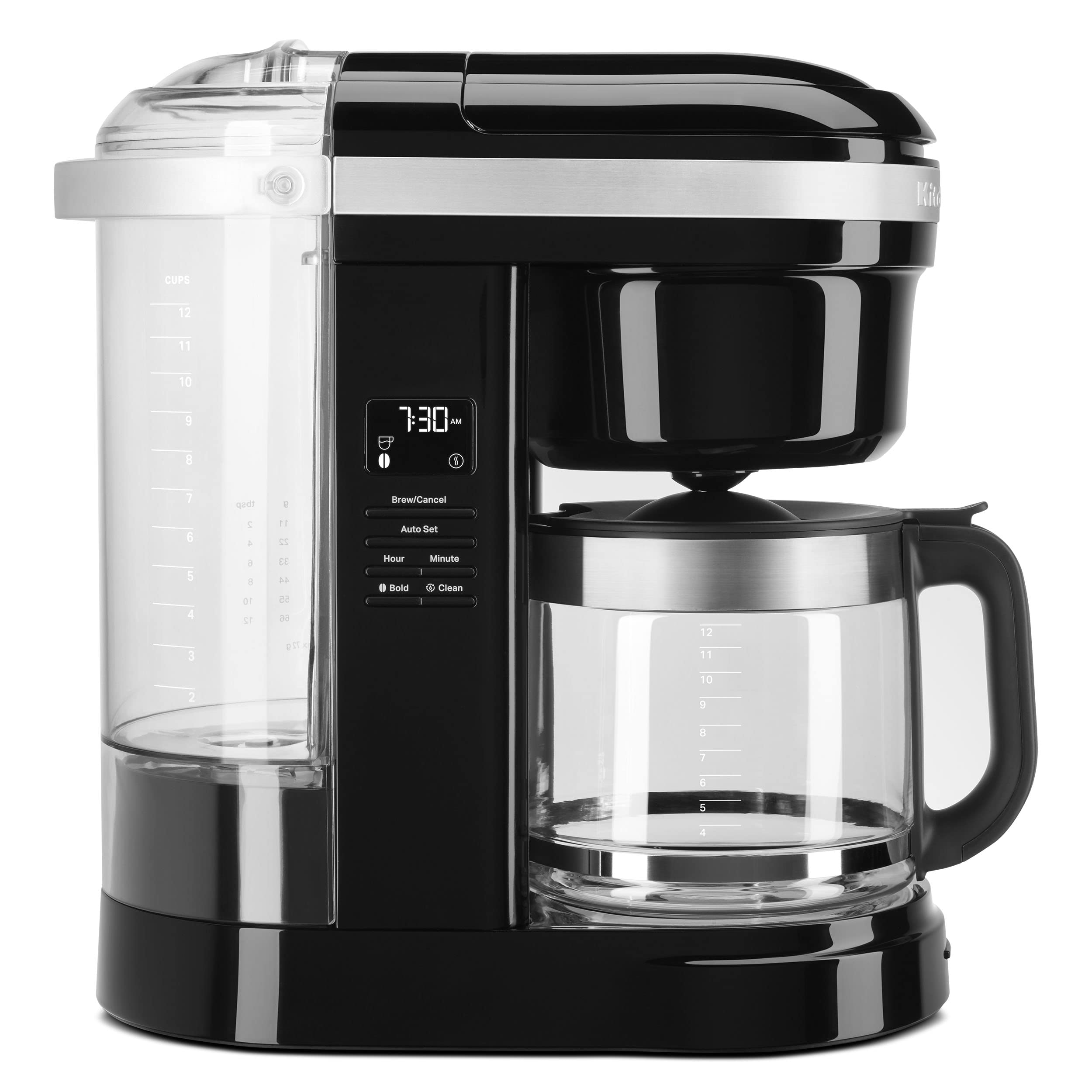 KitchenAid Burr Coffee Grinder & 12-Cup Drip Coffee Maker Set - Onyx Black | Fresh Ground Coffee for Home, Office & Entertaining