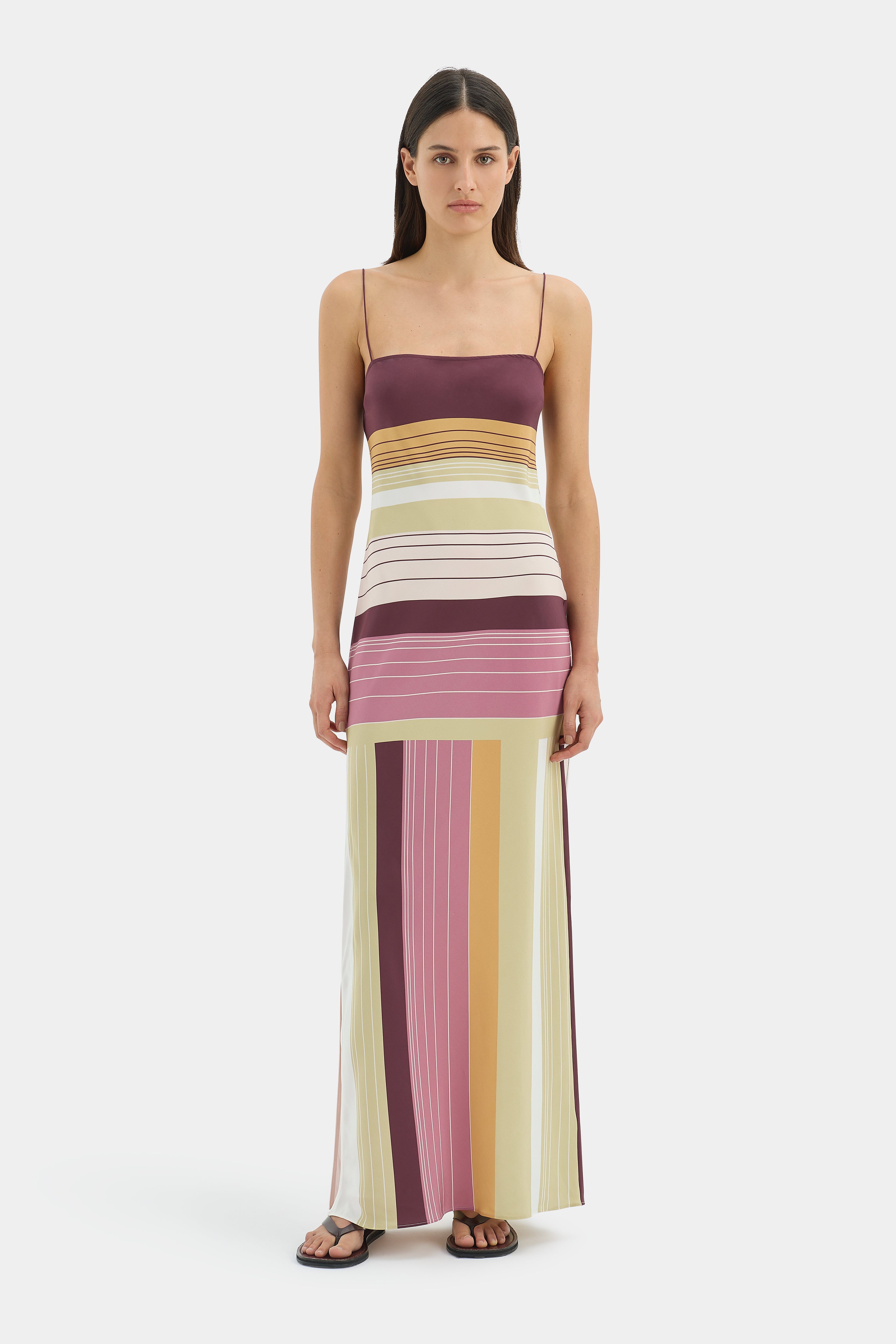 Fontana Slip Dress - Elegant Women's Satin Nightgown & Loungewear for Sleepwear, Bridal Lingerie & Special Occasions