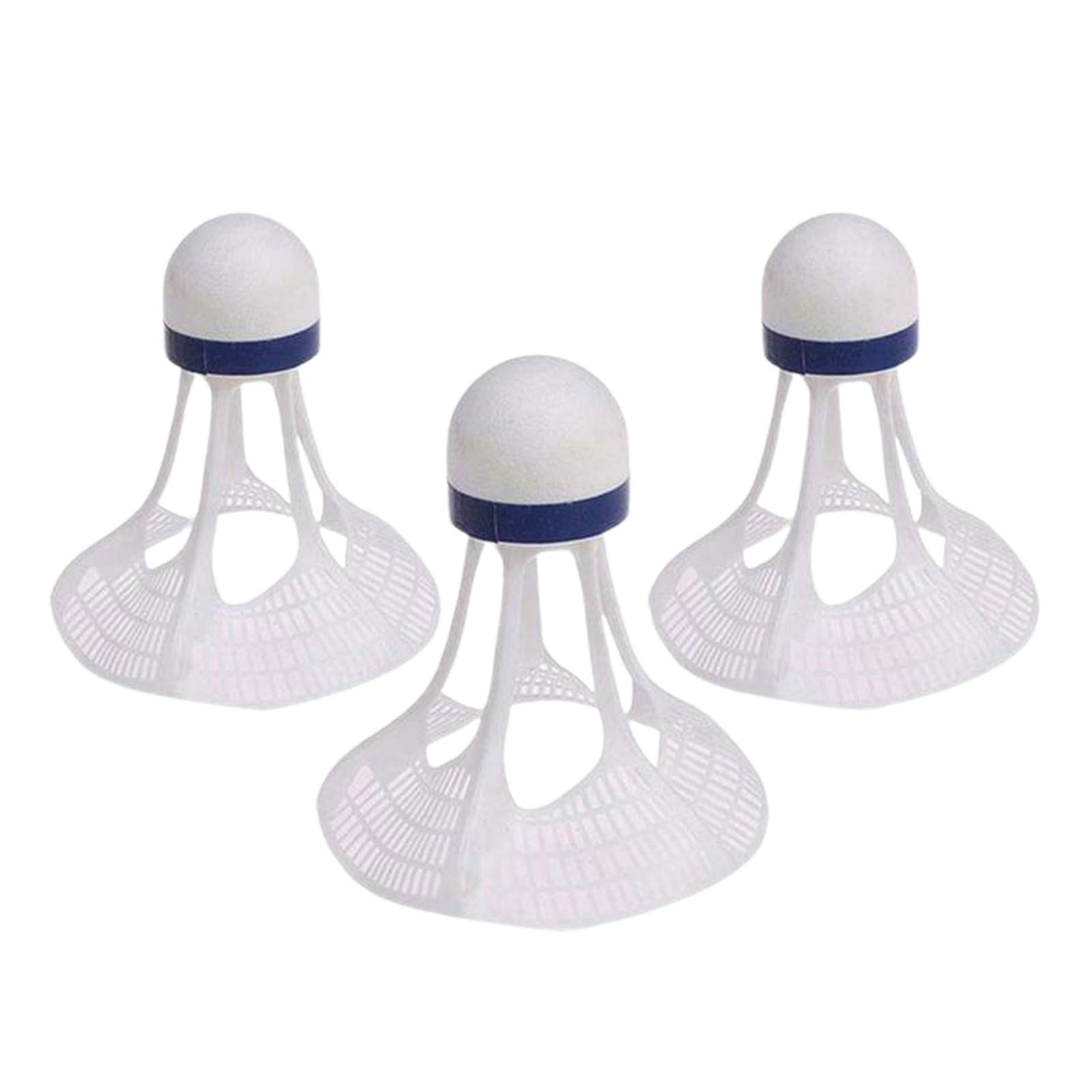 Premium 3-Pack Nylon Feather Badminton Shuttlecocks - Windproof Training Birdies for Indoor/Outdoor Sports | Perfect for Students, Professionals & High-Intensity Training Sessions