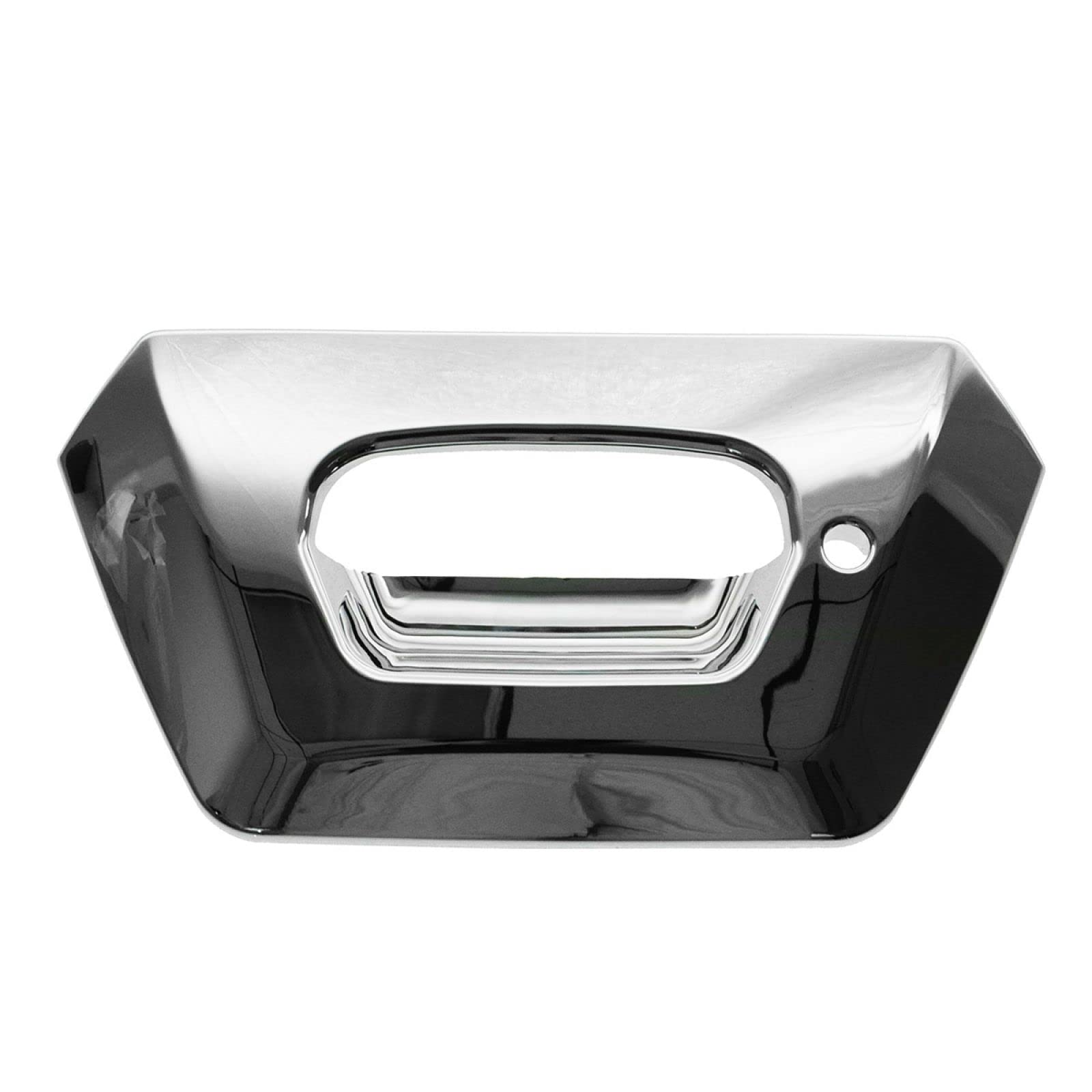 TRQ Chrome Tailgate Handle Bezel with Lock Provision - Compatible with 2002-2006 Chevy Avalanche - Perfect for Truck Bed Access & Security Upgrades