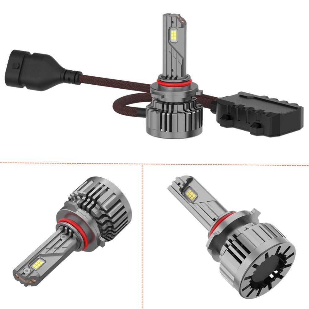 NCP 9005 HB3 CANBus LED Headlight Bulbs - High & Low Beam Conversion Kit for Cars, Trucks, SUVs | Bright White Light, Easy Installation, Durable Performance | Perfect for Night Driving, Off-Roading & Foggy Conditions
