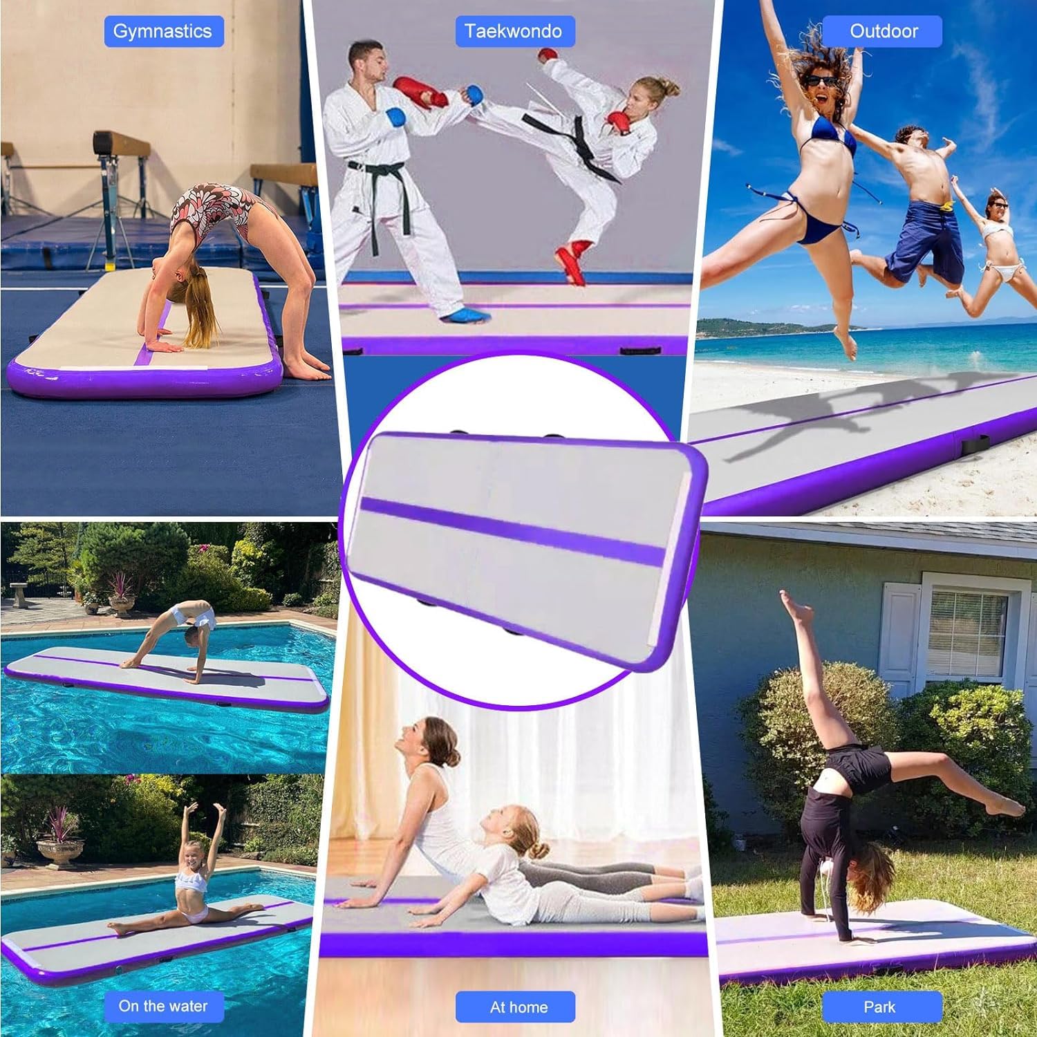 10ft Inflatable Air Tumbling Mat - 4