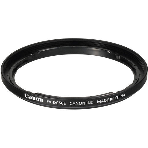 Canon FA DC58E 58mm Filter Adapter Ring for PowerShot G1 X Mark II Digital Camera - Perfect for UV, CPL & ND Filters in Outdoor Photography