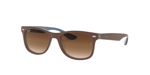 Matte Brown on Blue/Brown Gradient Dark Brown