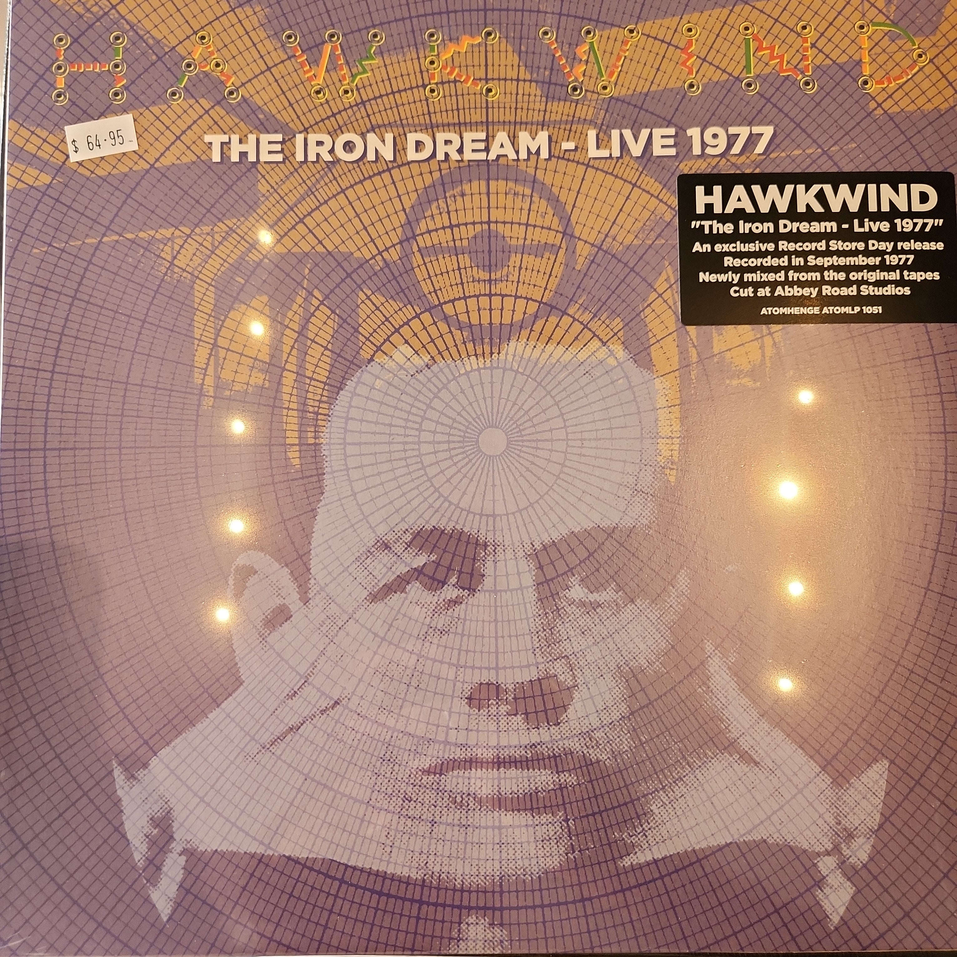 Hawkwind The Iron Dream Live 1977 RSD Exclusive Vinyl LP – Limited Edition Record Store Day Release for Music Collectors & Classic Rock Fans – Perfect for Home Listening, Gifts & Vinyl Collections