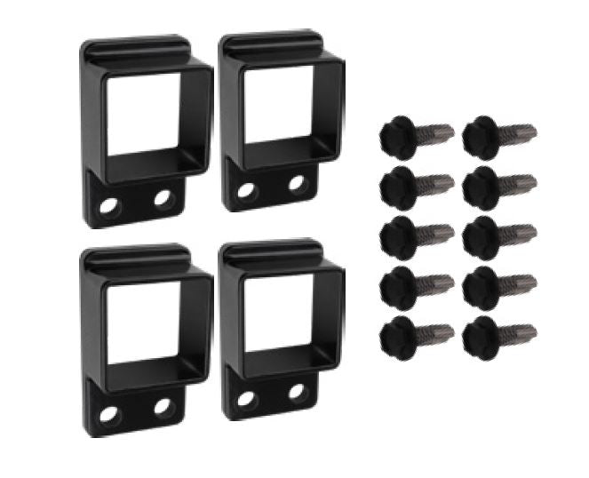 Heavy Duty Zeus Panel Brackets for Fence Panels - Compatible with Zeus Fencing System - Perfect for Garden, Yard, and Property Security Installation