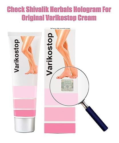 Varikostop Varicose Vein Relief Cream - Pack of 4 | Fast-Acting Leg Circulation Support | For Swollen, Tired Legs & Spider Veins | Home & Travel Use