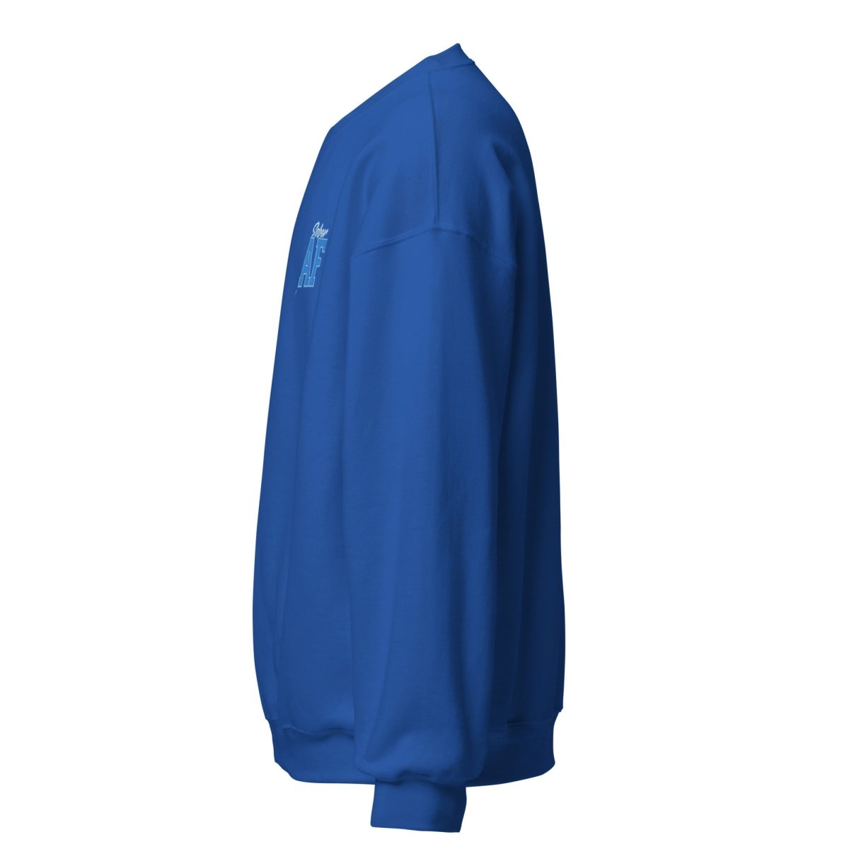Sober AF Embroidered Unisex Sweatshirt - Comfortable Pullover Hoodie for Men & Women - Perfect for Casual Wear, Recovery Support & Sober Living