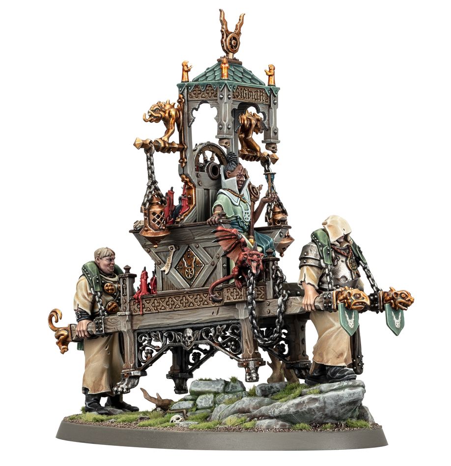 Age of Sigmar Cities of Sigmar: Pontifex Zenestra, Matriarch of the Great Wheel - Warhammer Miniature for Tabletop Gaming & Fantasy Battles