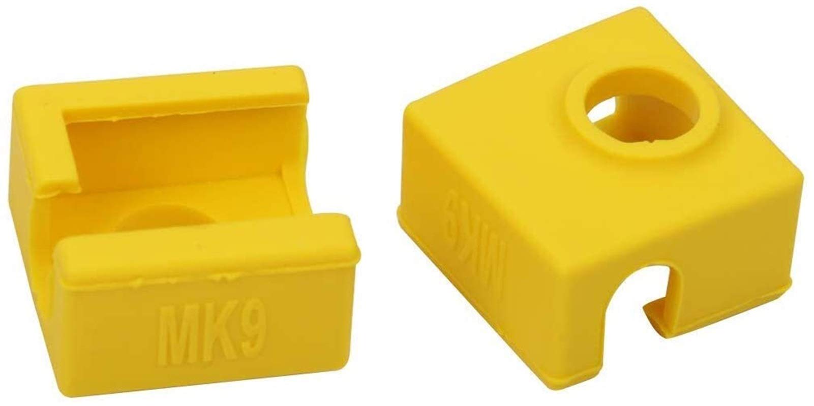 High-Quality Silicone Socks Wrap Case for MK9 Aluminum Block - 3D Printer Heating Block Protection Cover | Perfect for Ender 3, CR-10, and More | Prevents Heat Loss & Improves Print Quality