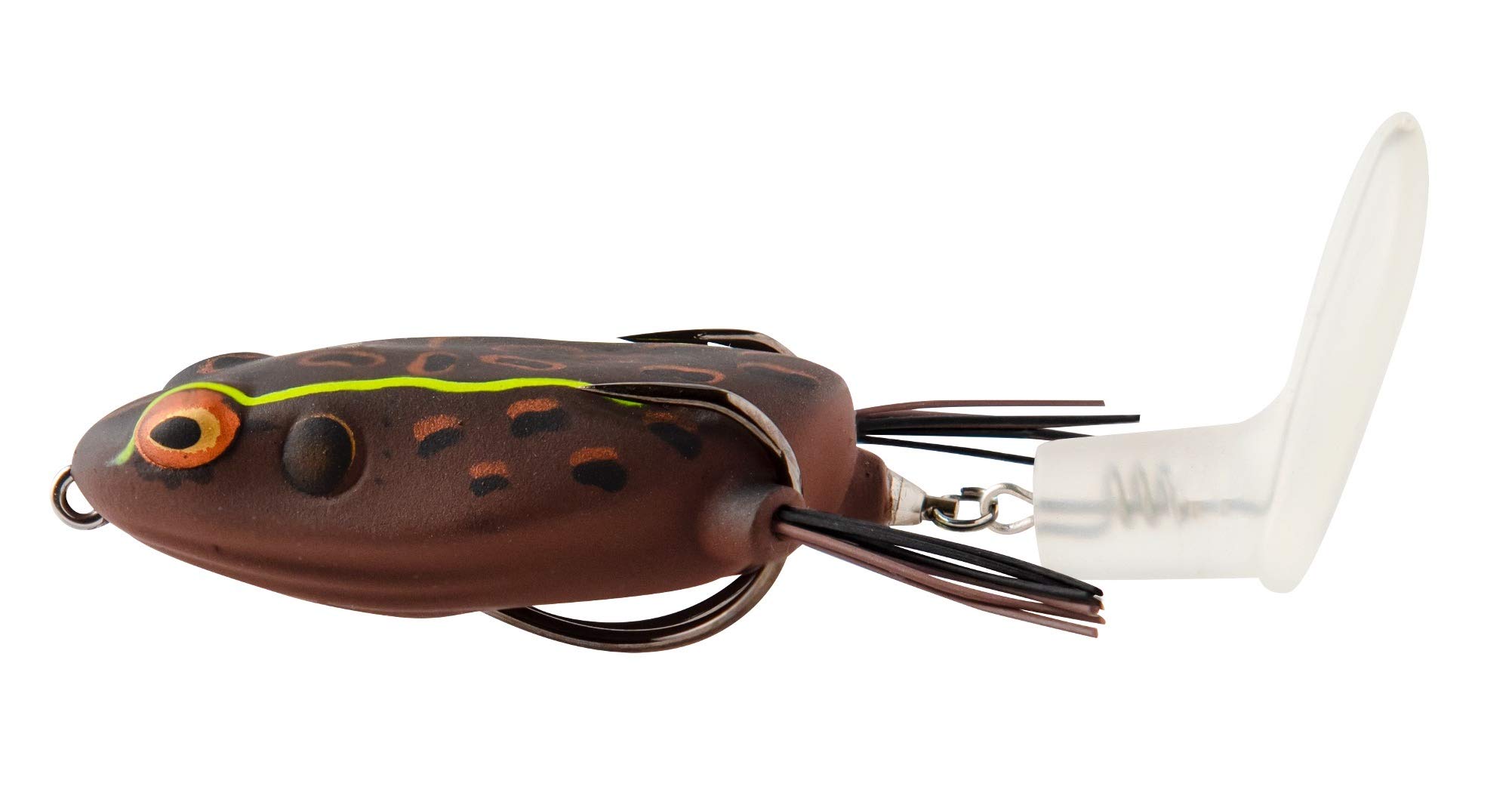 Booyah Toad Runner Jr Weedless Hollow Body Frog Lure - Topwater Bass Fishing Bait with Sharp Hooks - Perfect for Heavy Cover & Lily Pad Fishing