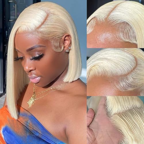 Blonde 613 Bob Wig Human Hair