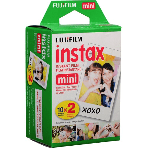 Fujifilm Instax Mini Instant Color Film - 2 Packs (20 Exposures) for Instant Cameras - Perfect for Parties, Travel & Memorable Moments
