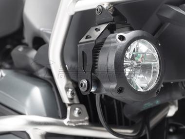 SW-MOTECH Light Mounts for BMW R1200GS & R1250GS Adventure Bikes - Durable Motorcycle Headlight Brackets for Off-Road & Night Riding