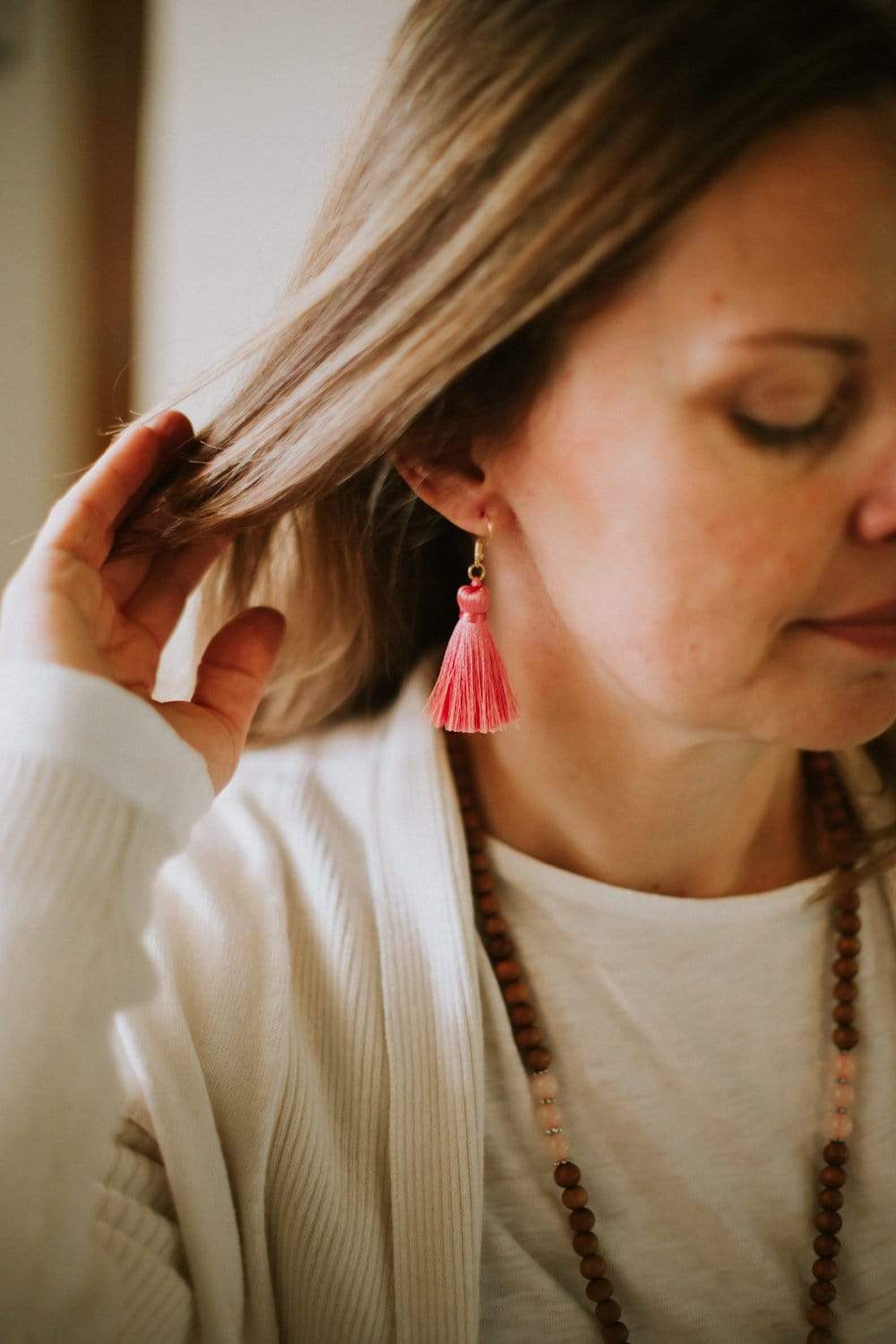 Vibrant Tassel Earrings for Women - Bohemian Beaded Dangle Earrings | Perfect for Parties, Weddings & Everyday Wear