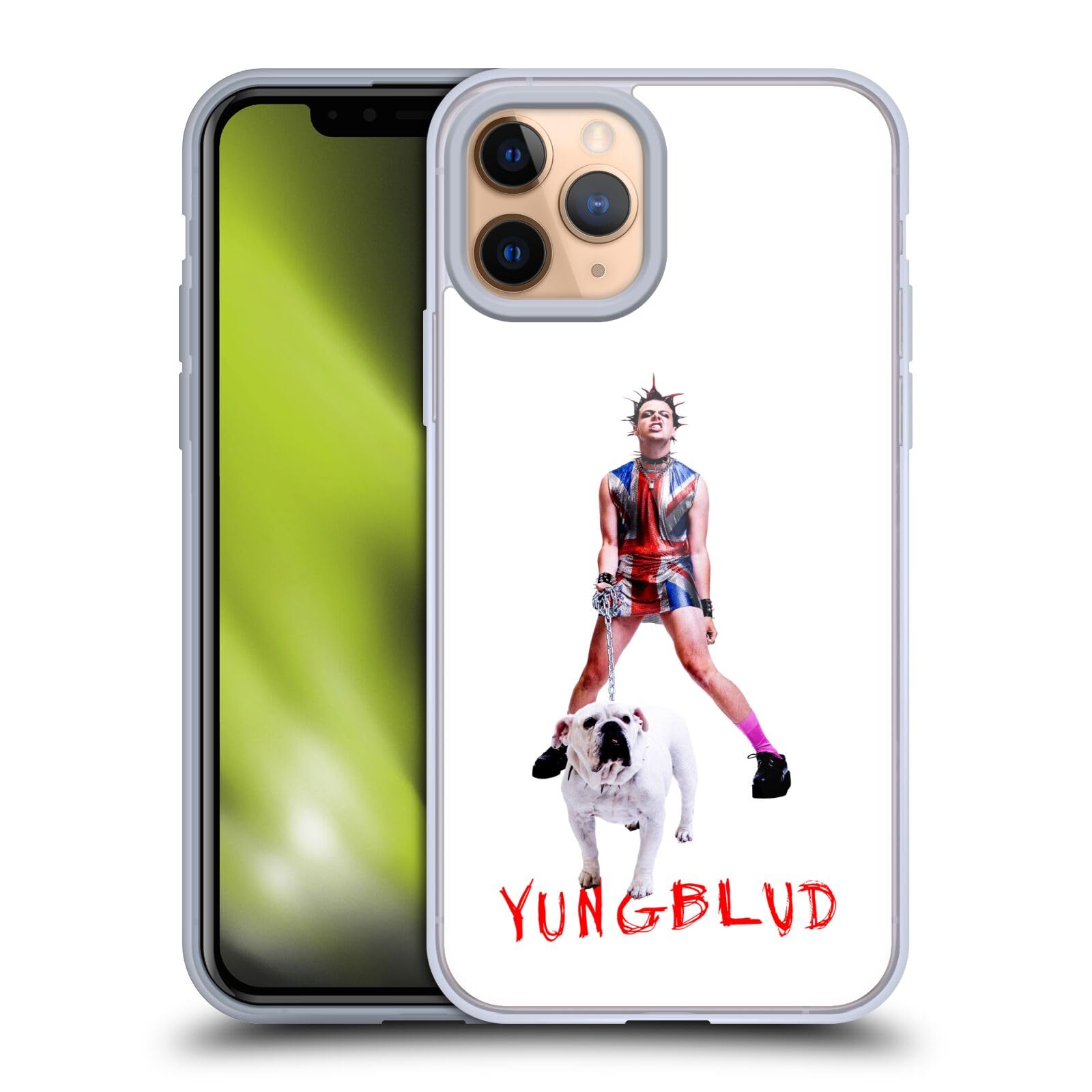 Yungblud Strawberry Lipstick Official Licensed iPhone 11 Pro Case - Soft Gel Protective Cover for Apple iPhone 11 Pro - Perfect for Music Fans, Concerts & Unique Style Expression