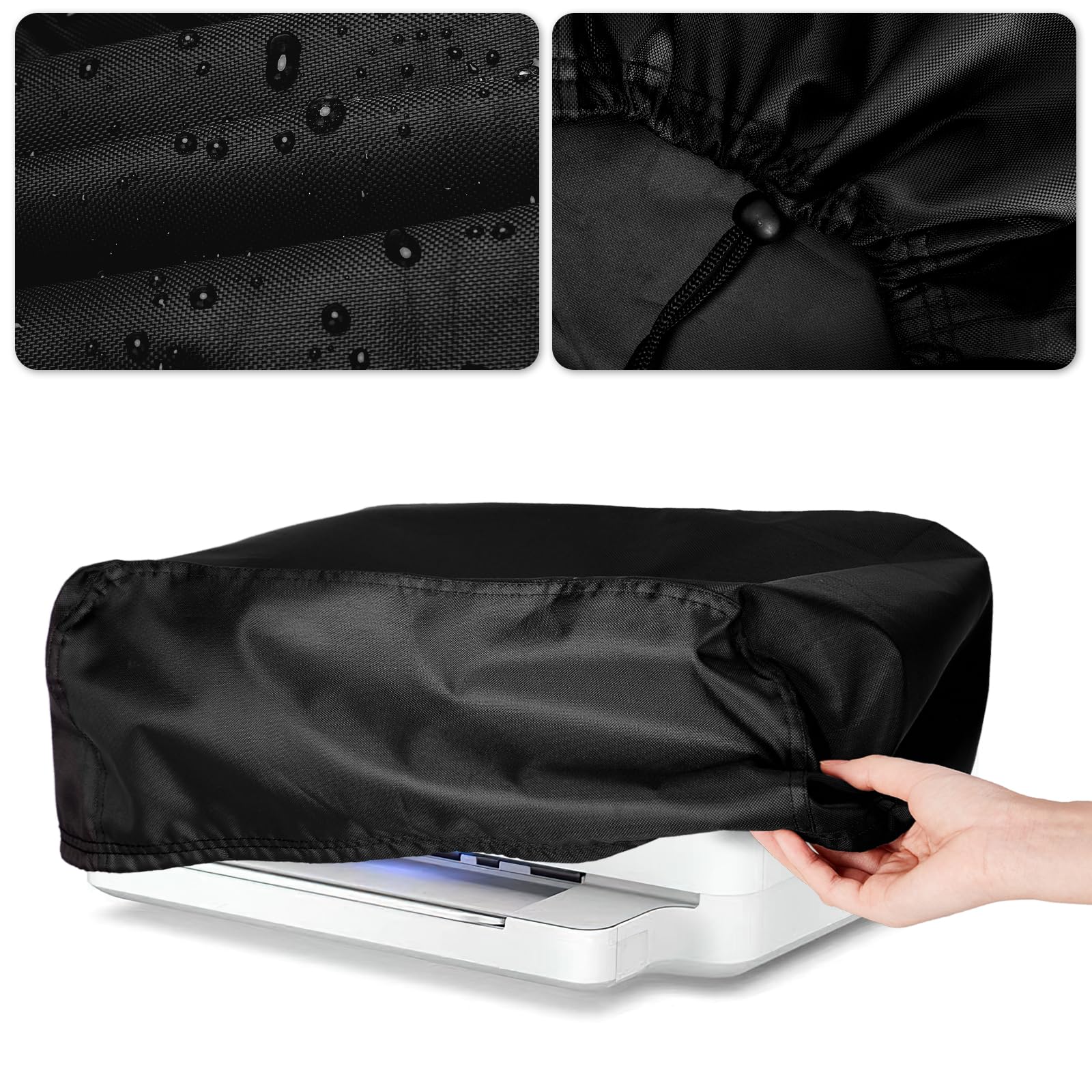 Waterproof Printer Dust Cover Compatible with HP OfficeJet 8015e/8022e/8025e/8034e/8135e/8139e - 19 x 14 x 9 Inch - Protect Your Printer from Dust, Spills & Damage - Perfect for Home, Office & School Use