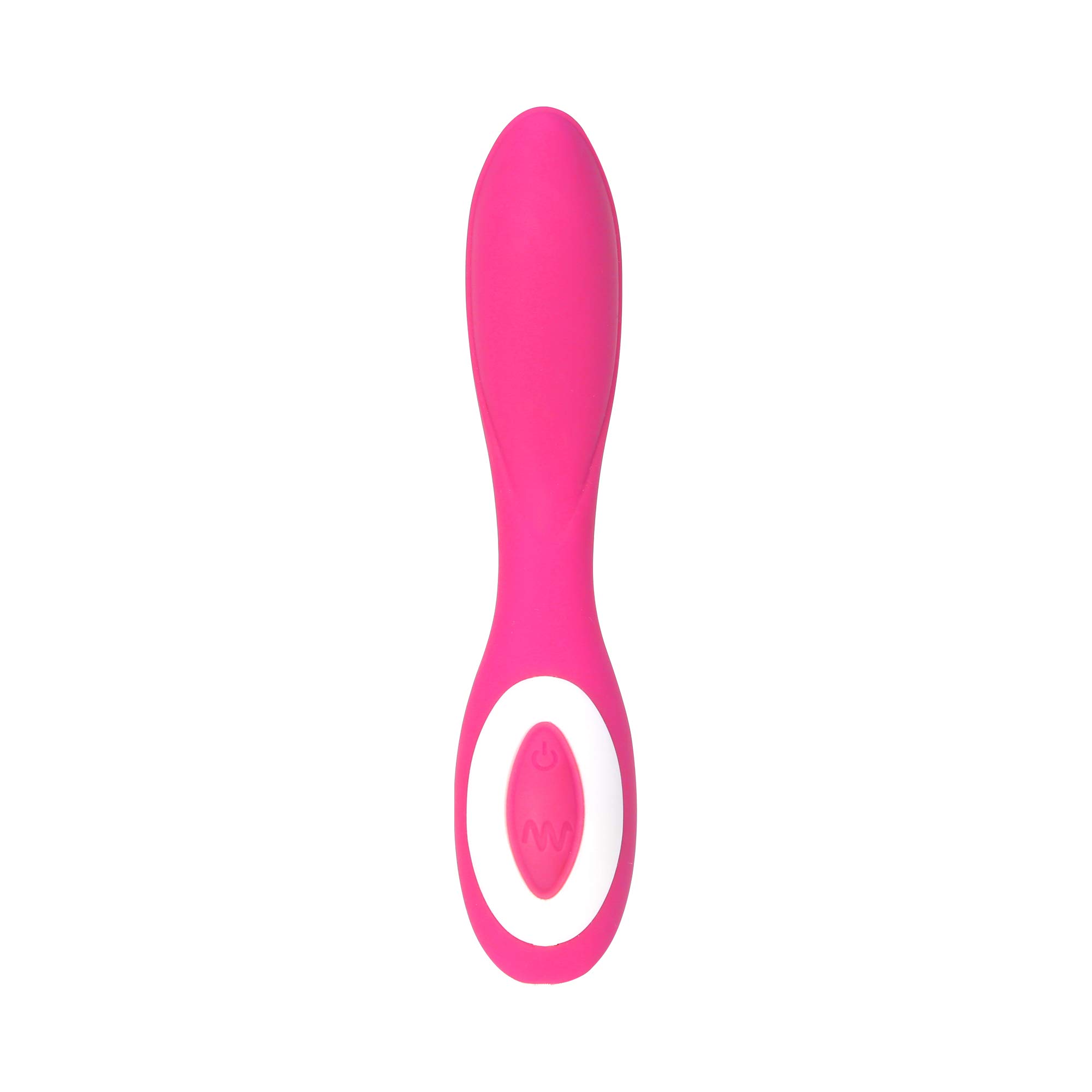 Pure Love G-Spot Silicone Vibrator - Rechargeable Waterproof Adult Sex Toy with 10 Vibration Modes for Women, Couples Play & Solo Pleasure (Pink)