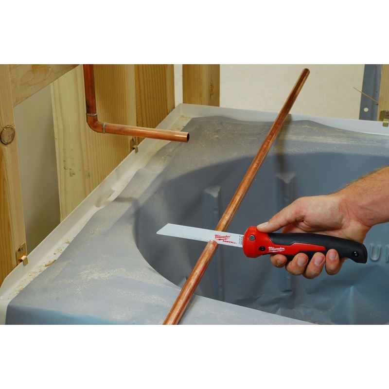 48-Inch Folding Jab Saw - Heavy Duty Steel Blade for Woodworking & DIY Projects - Perfect for Cutting, Pruning & Camping Use