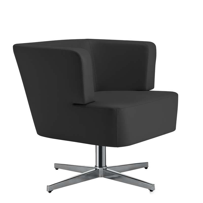 Modern Pyramid Lounge Chair with 4-Leg Base by Tonon - Perfect for Patio, Poolside & Indoor Relaxation
