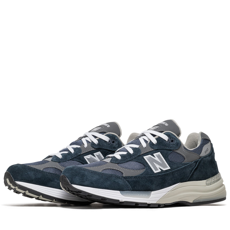 New Balance 992 Made in USA Men's Running Shoes - Navy/Grey - Premium Comfort for Jogging, Walking & Casual Wear