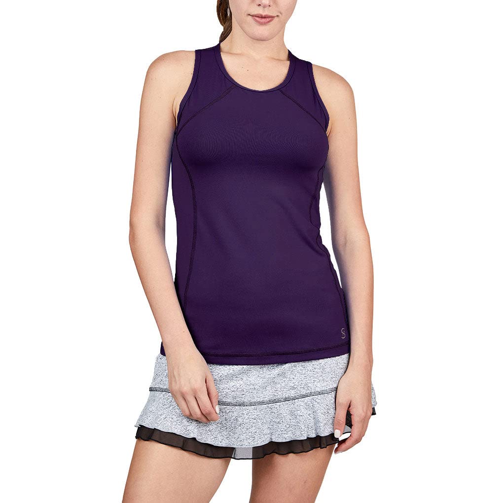 UV Protection Women's Tennis Tank Top - Moisture Wicking, Breathable & Sun Safe Activewear for Outdoor Sports & Summer Workouts