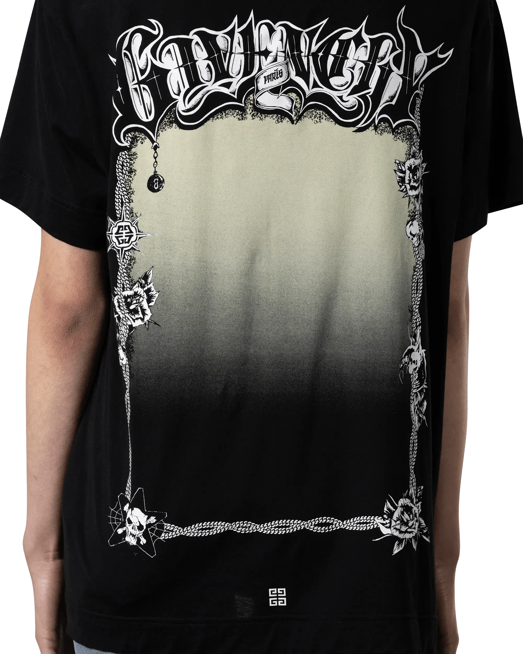 Large Graphic Print Classic Fit T-Shirt for Men - Trendy Casual Tee for Everyday Wear, Street Style & Outings