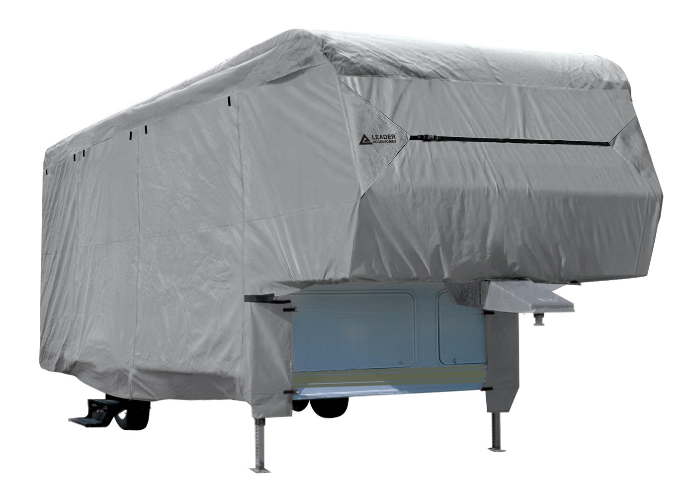 5th Wheel RV Trailer Cover 37'-41' Triple Layer Polypropylene - Weather Protection for Travel Trailers