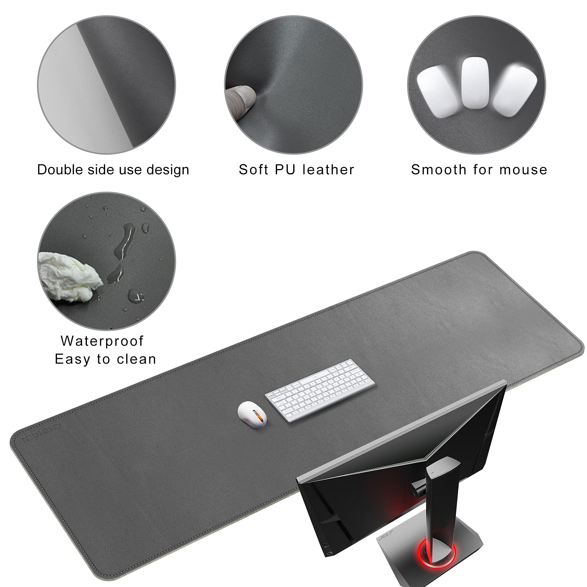 Premium PU Leather Desk Pad 53.2