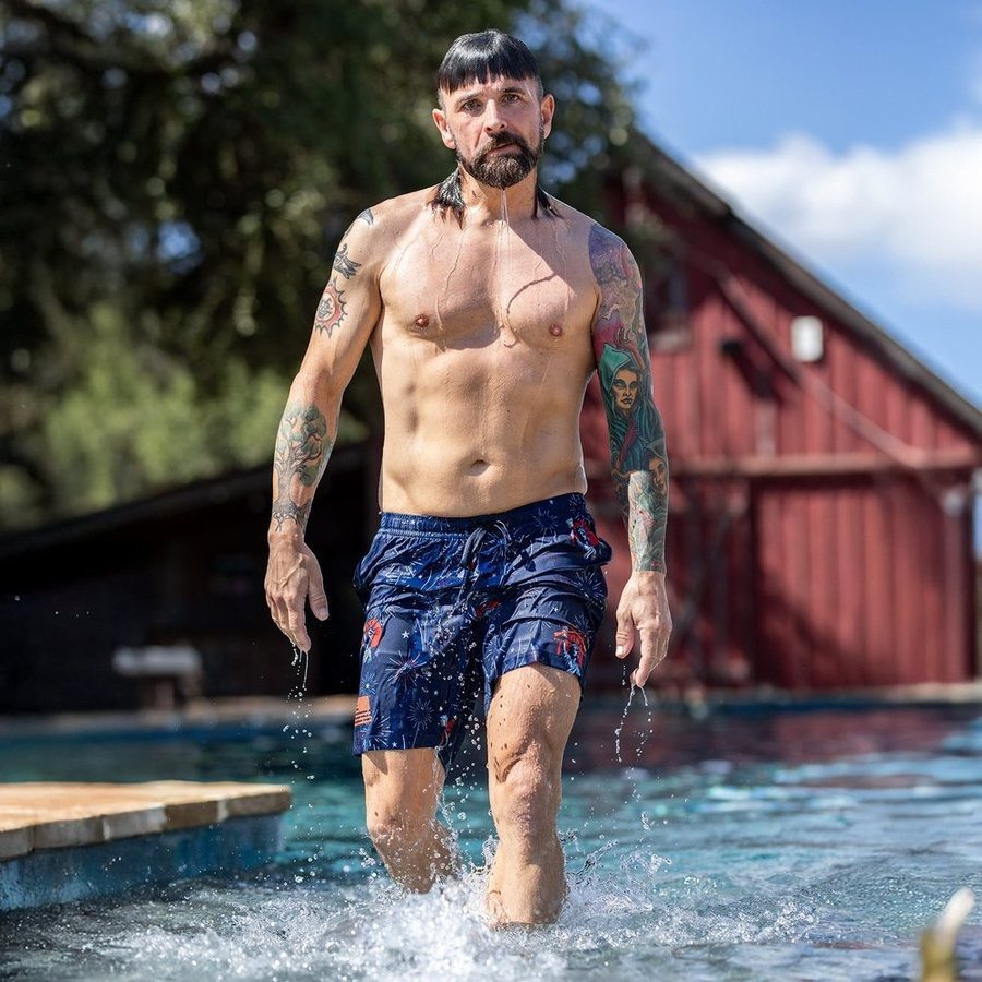 Grunt Trunks Men's Swim Shorts - Quick Dry, Comfortable & Stylish for Beach, Pool & Summer Vacation