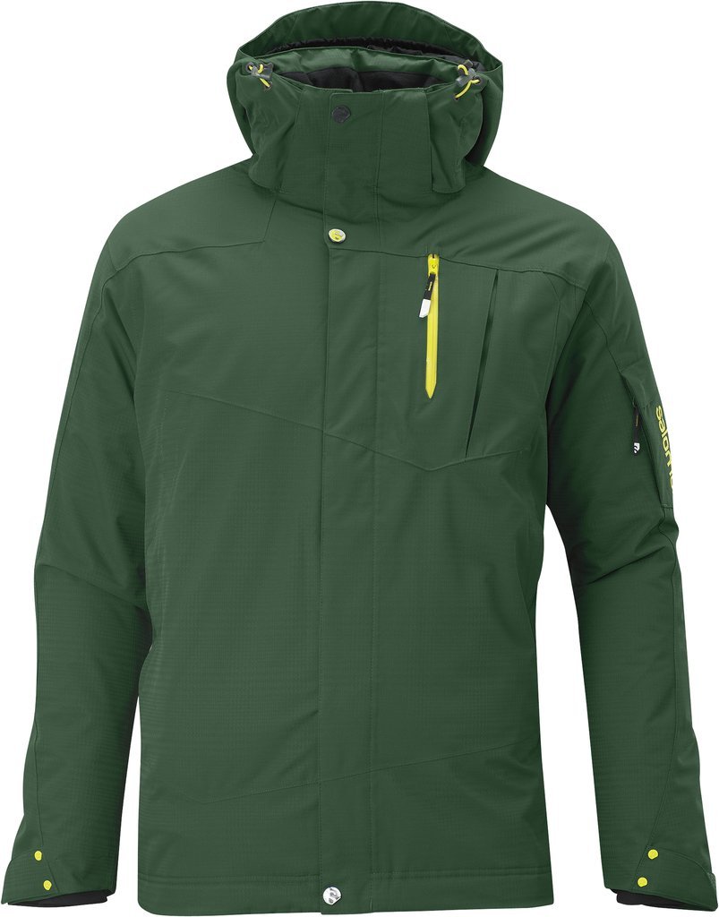 Salomon Men's Zero II Jacket - Lightweight Waterproof Windbreaker for Hiking & Outdoor Activities - Fair Play Color - Size Medium - Perfect for Trail Running, Camping & Winter Sports