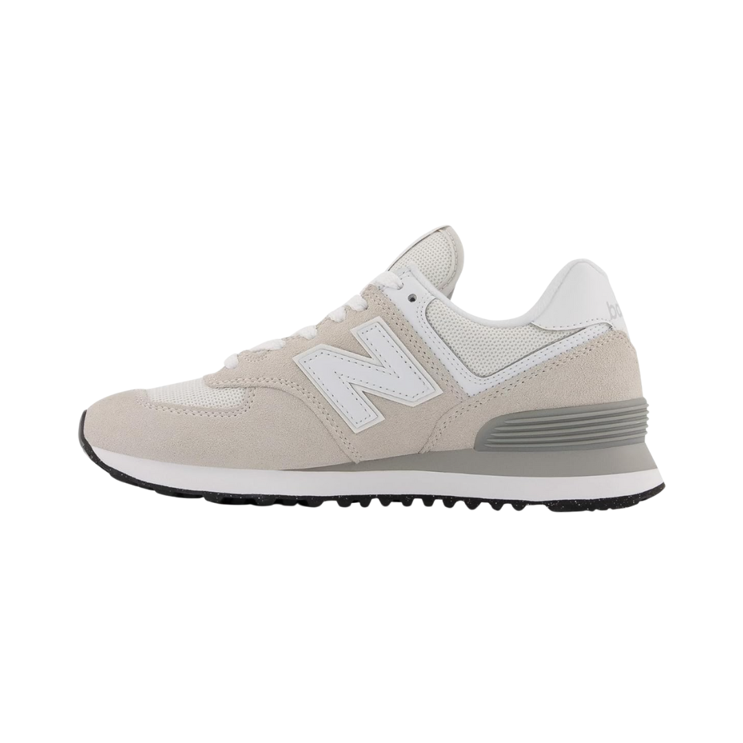 New Balance Women's 574 Core Sneakers - Nimbus Cloud/White (B Width) | Comfortable Casual Walking Shoes for Women | Perfect for Everyday Wear, Gym & Travel