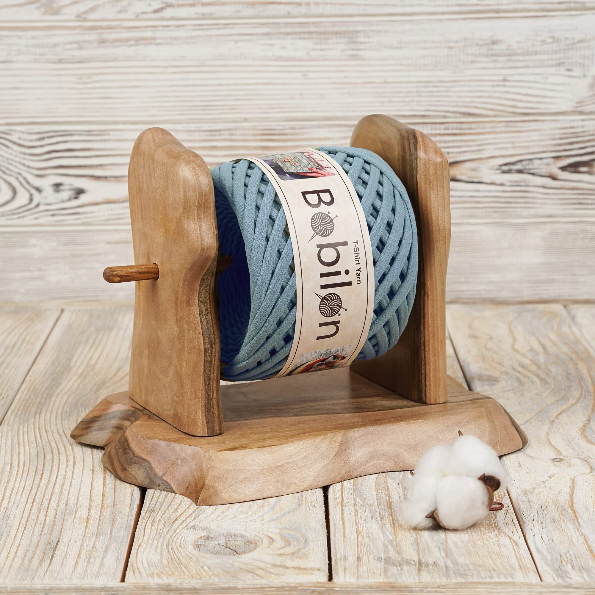 Premium Cotton T-Shirt Yarn - 110 Yards (100 Meters) - Smoky Gray Ribbon Yarn for Knitting & Crocheting - 5-7mm Thickness - Perfect for DIY Home Decor, Blankets & Scarves