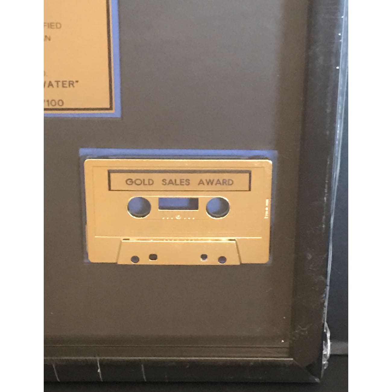 Elton John Signed Madman Across The Water RIAA Gold Album Award - Limited Edition #43/100 (New & Sealed) - Rare Collectible for Music Memorabilia Display & Investment