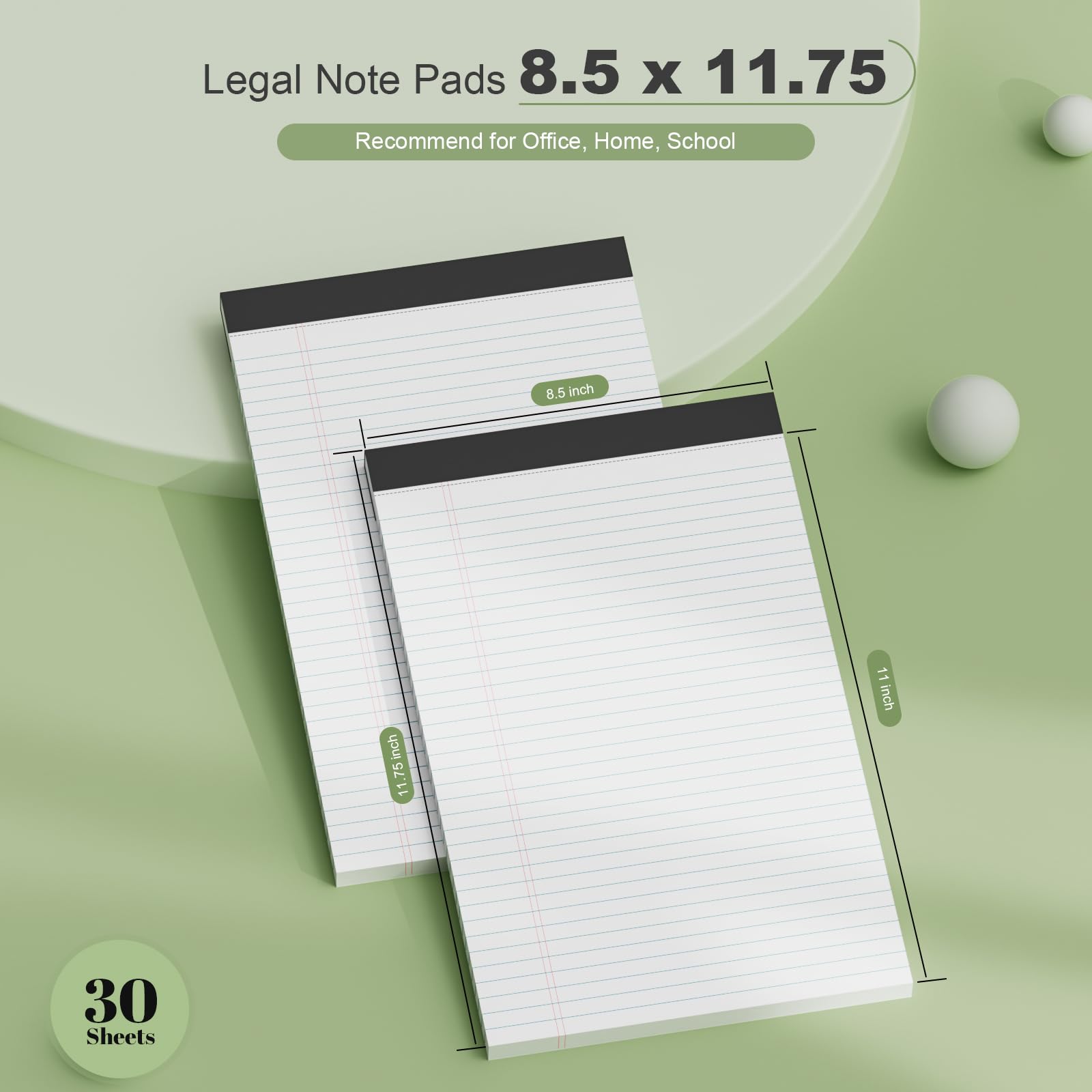 6-Pack Legal Notepads 8.5